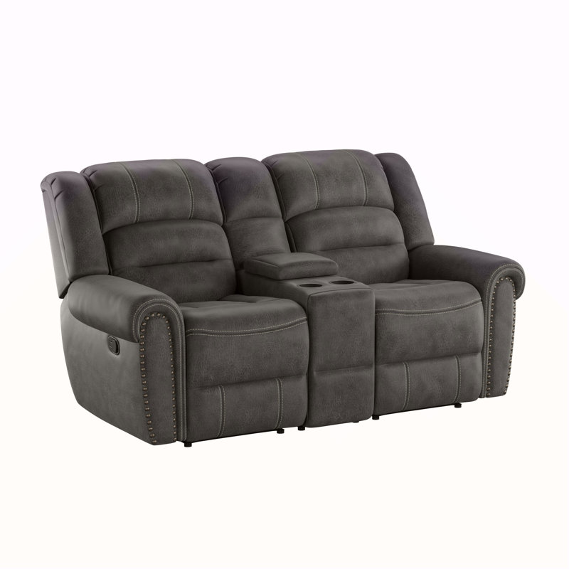 Causeuse inclinable grise