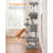 Timmins 78.3" Multi-Level Cat Tree with Cat Scratching Posts, Warm Cat Condo For Indoors-820771272