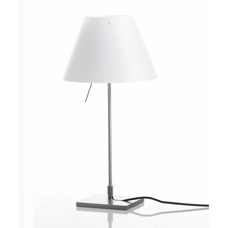 Costanzina Table Lamp, Brass, Liquorice Black