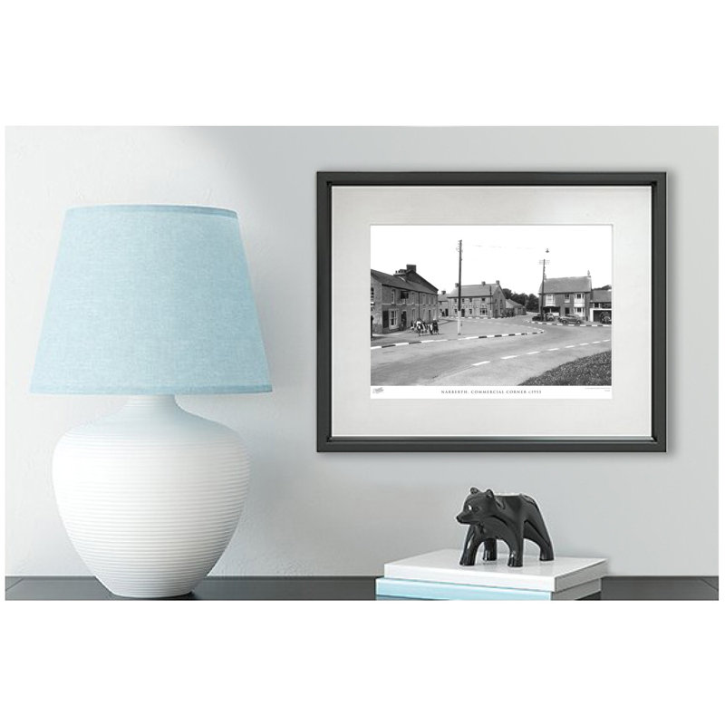 Narberth, Commercial Corner C1955 by Francis Frith - Single Picture Frame Print, 40cm H x 50cm W x 2.3cm D