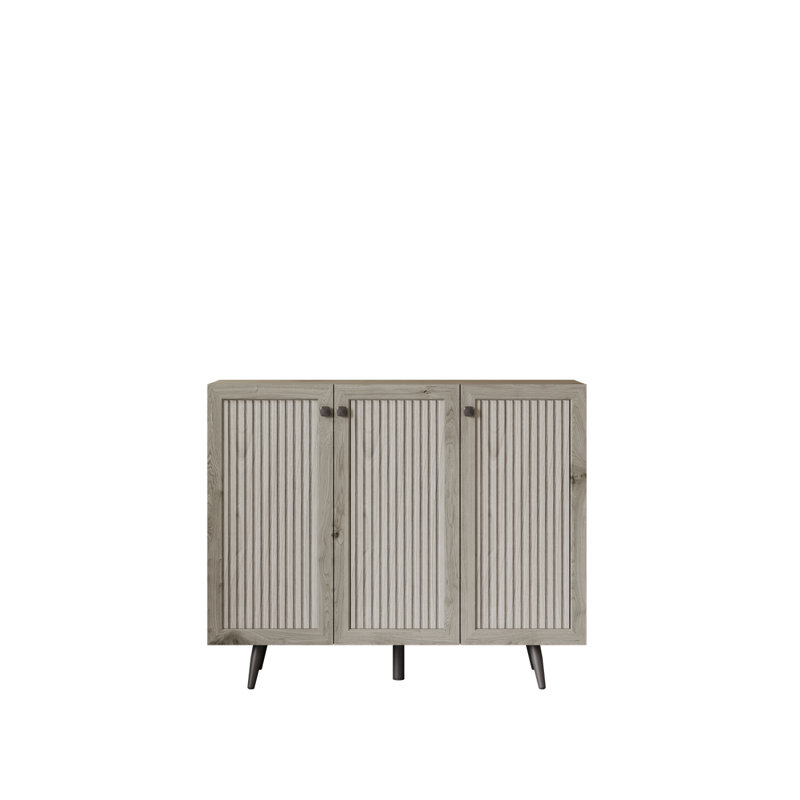 Armoire de rangement Buffet en bois Buffet de rangement, Gris
