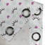 Rideau à cils avec œillets 2 panneaux Dakota Fields, 50 po, fuchsia / bleu pâle / noir-55354812