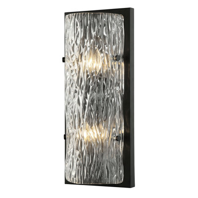 Morgan 2 Light Sconce, Black