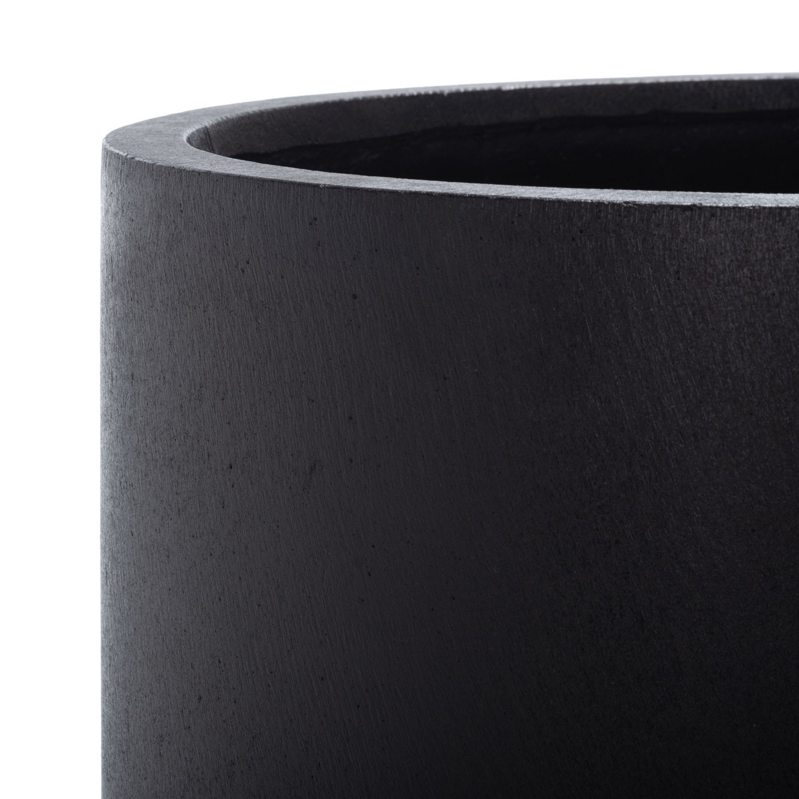 Tabitha Pot Planter, Black, 29.3" H X 25.3" W X 25.3" D