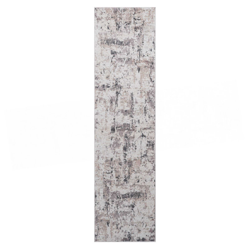 Collection 2X8  Abstract Runner Rug, Runner 2'2" x 8'