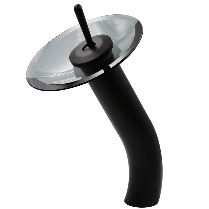 Single-handle Bathroom Faucet, Black/Smoke