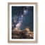 Starlight over Desert Rocks - Framed Print-55615536-55615539