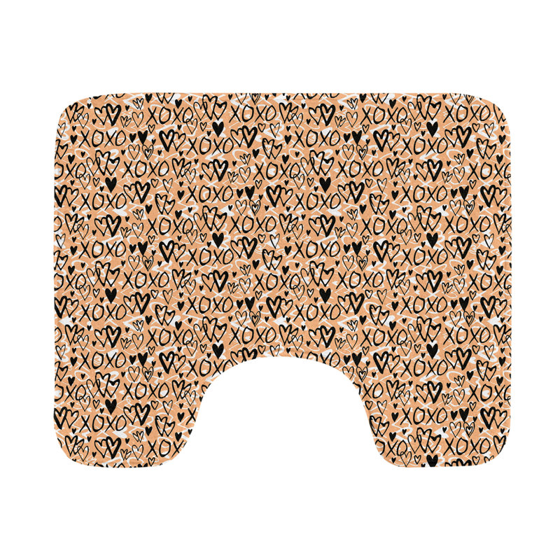 Tapis de salle de bain en U Xoxo
