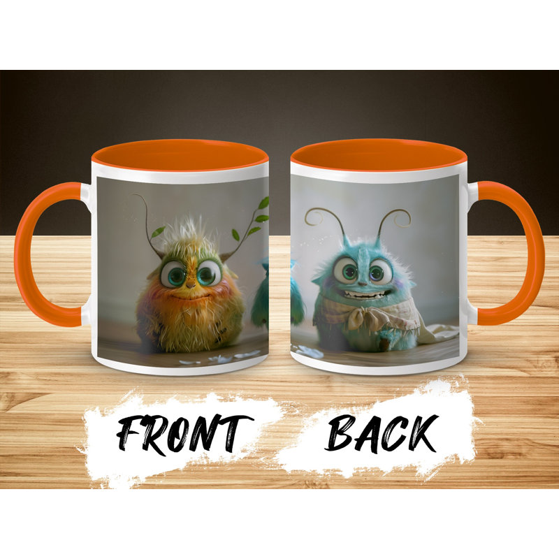 Ceramic Coffee Mug, Orange