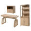 Ensemble de bureau d'écriture rectangulaire configurable 3 pièces Radnor