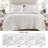 Breeze White 100% Cotton Gauze Embroidered 26x26'' Euro Sham-114988555