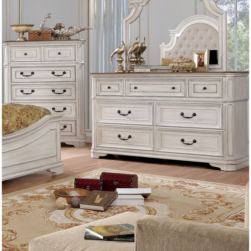 Commode double 7 tiroirs Kamili