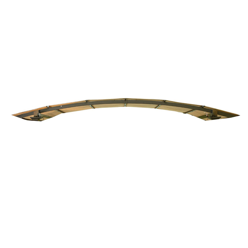Capilano 10' x 12' Beige Whisper Arched Roof Pergola Canopy