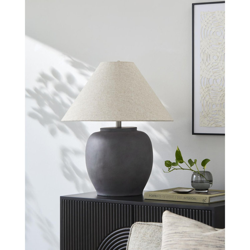 Lampe de table Kiku, Blé, Gris