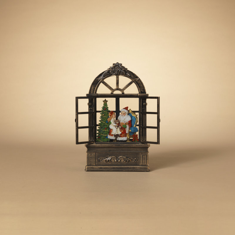 Globe terrestre lumineux tournant à piles 8,75 po H Jolly