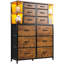 Commode 12 tiroirs avec lumières DEL-2114890466