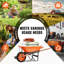 Chariot utilitaire de jardin de jardin