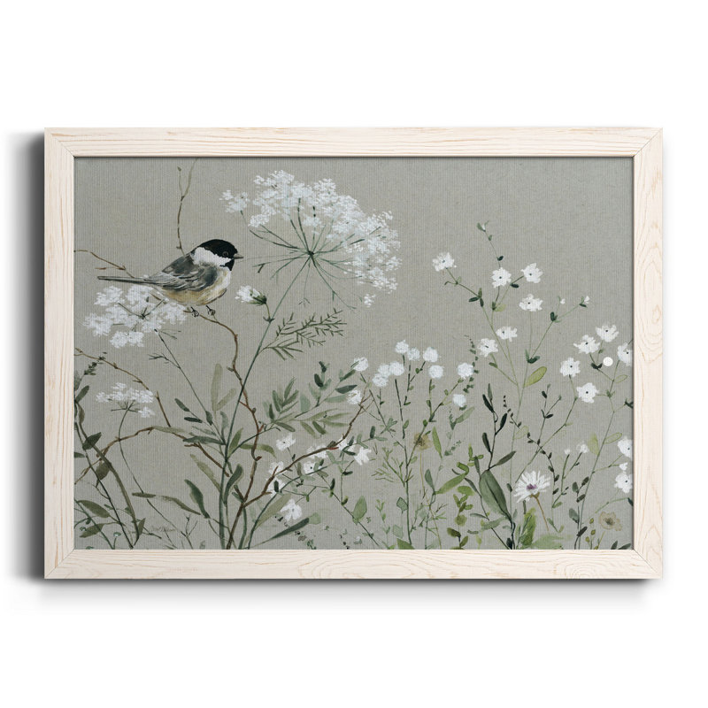 " Bouquet Of Grace Meadow I " Painting Print, White, 17" H x 20" W x 1" D