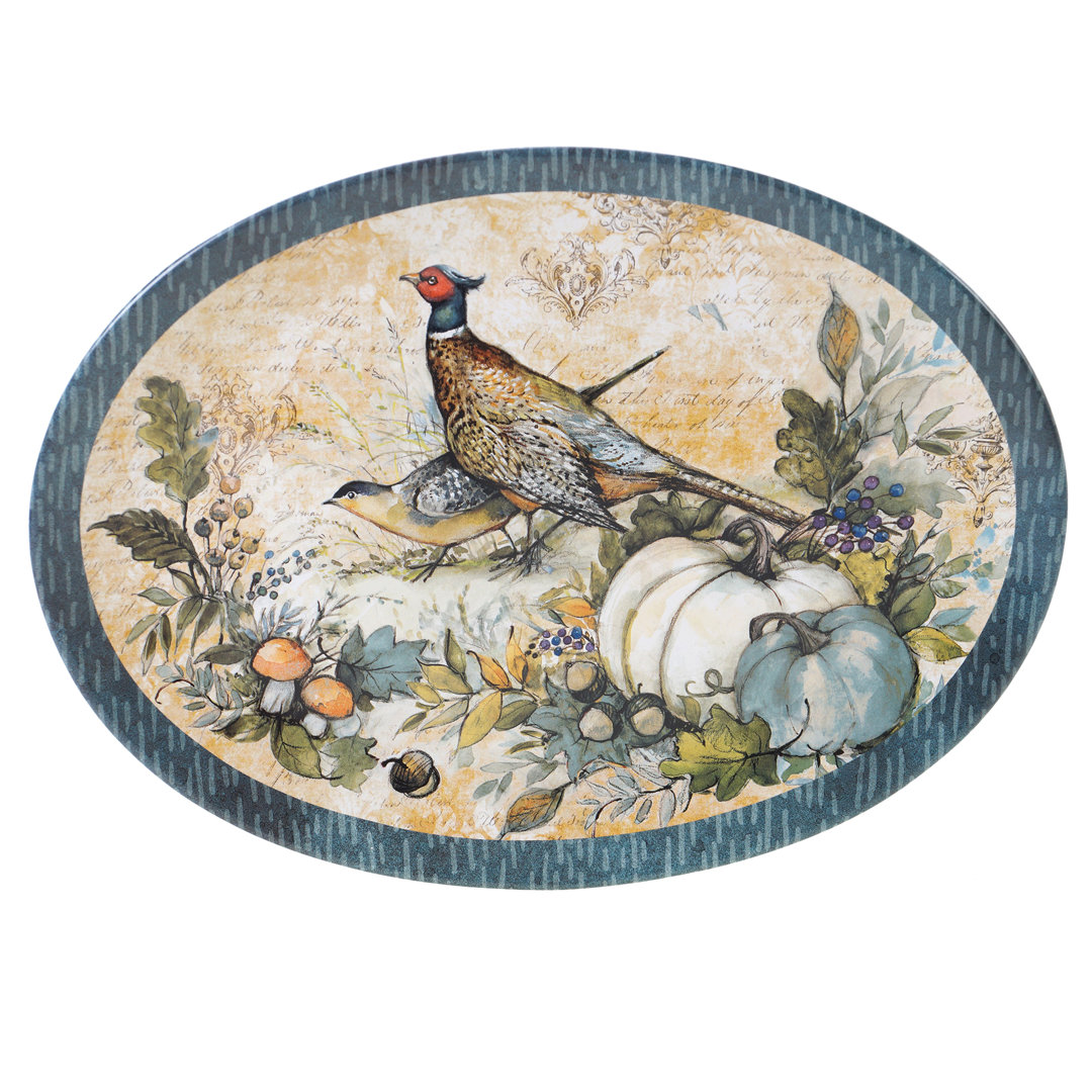 Certified International Harvest Gatherings Oval Platter Certified International