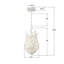 Mini-luminaire suspendu 3 lumières Taliaferro-109055965