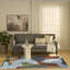 Tapis d'intérieur moderne multicolore bleu Colondro-110543717