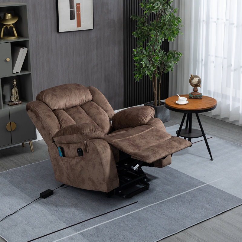 Fauteuil massant et chauffant Cloverdale, Brun