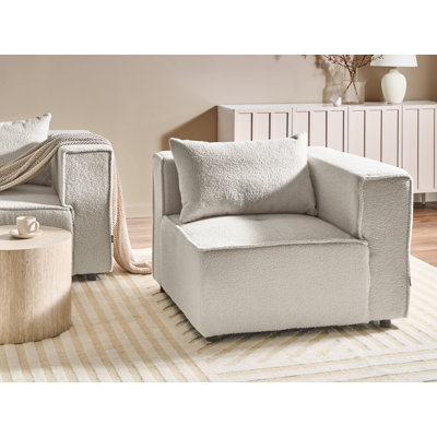 Chandy 1 Seater Boucle Modular Corner Sofa
