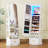 65“ Arched Mirror Jewelry Cabinet-327425482