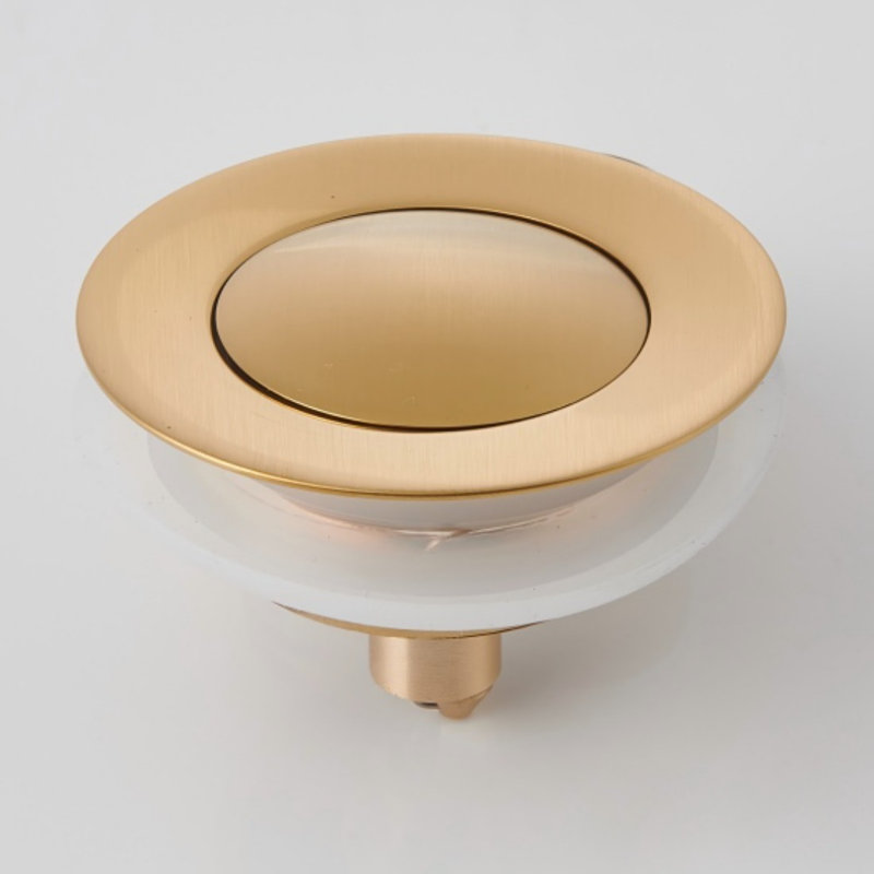 Mokleba Brush Titanium Goldpop-Up Bathtub Drain Stopper Replacement Kit, Brushed Gold