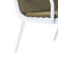 Ensemble de conversation 3 pièces pour l'extérieur - Structure en polypropylène blanc, coussins, 2 fauteuils club et 1, patio assorti, rouille, décoloré avec coussins de style contemporain, léger, respirant