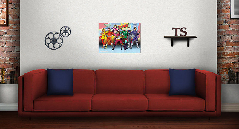 Big Bang Theory 'Superpowers' MightyPrint Wall Decor