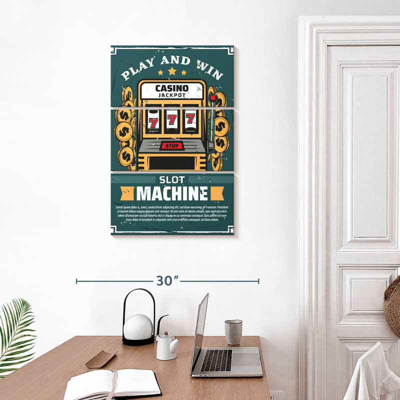 Machine à sous Senne Play And Win, H 32 po x l 20 po