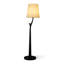 Lampe sur pied en tissu massif avec abat-jour en bois massif Creative Creative sens