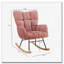 Chaise berçante en tissu Teddy-1562073907