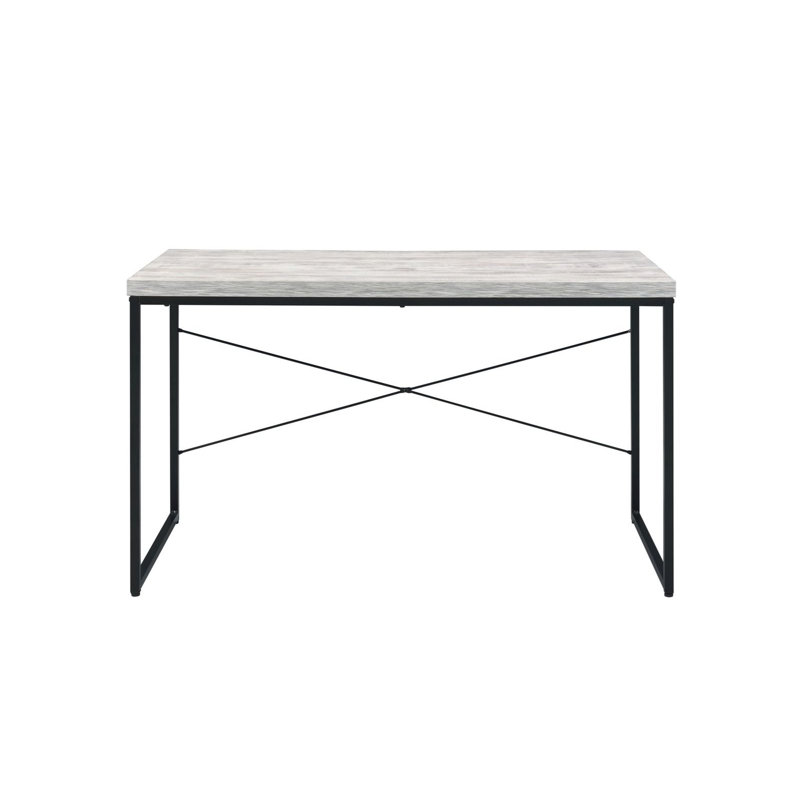 Industrial Style 1Pc Writing Desk, Antique White