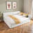 Upholstered Daybed With Usb And 2 Drawers-868749182