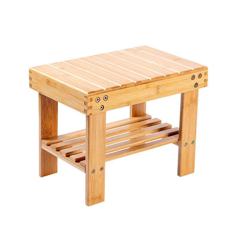 Bamboo / Rattan Accent Stool