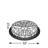 One Tier Revolving Display 2"H x 11"Dia. - round slot 1"dia