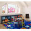 Tapis bleu livres et livres-961698775