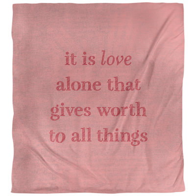 Housse de couette à simple citation inspiration love