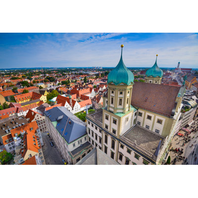 Bookham Augsburg Skyline - Wrapped Canvas Print