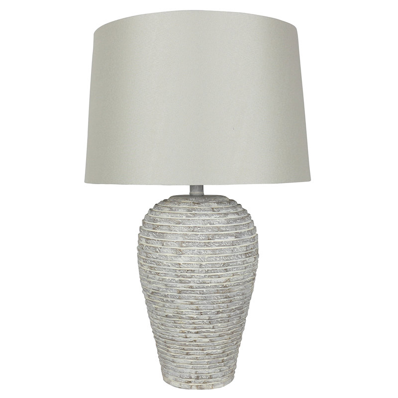 Carveth Resin Table Lamp