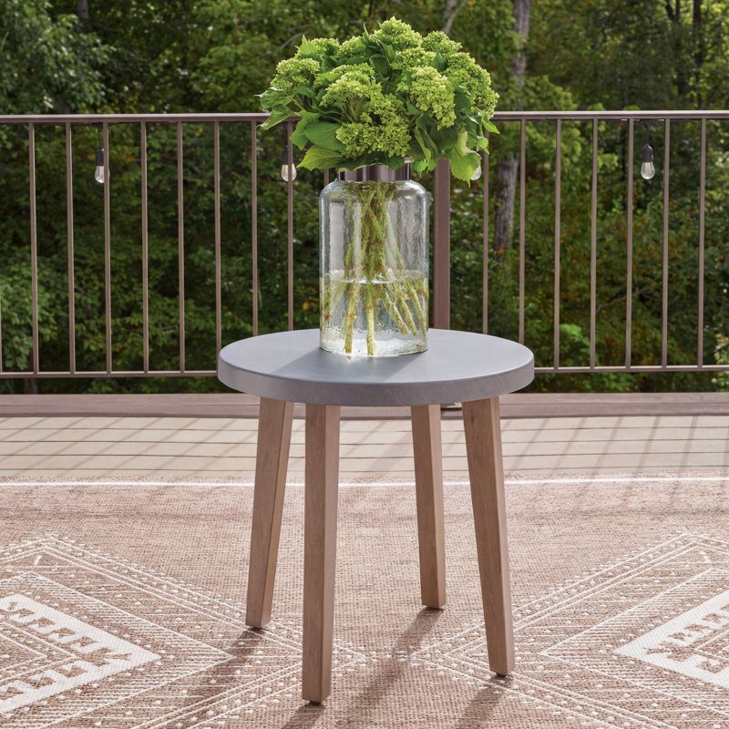 Claritsa Outdoor End Table