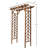 79In Wooden Trellis Arch - Add Beauty To Your Garden With Countryside Style Pergola Roof For Climbing Vines Classic Weddings. Wood, Roof, Enhances Beauty. Easy Assembly Steps