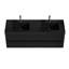 Grace 60" Bathroom Vanity With Matt Engineered Quartz Sink And Soft Drawers, Wall Mounted Floating Bathroom Vanity For Modern Bathroom, One-Piece Matt Basin, Pre-Assembled-115672256