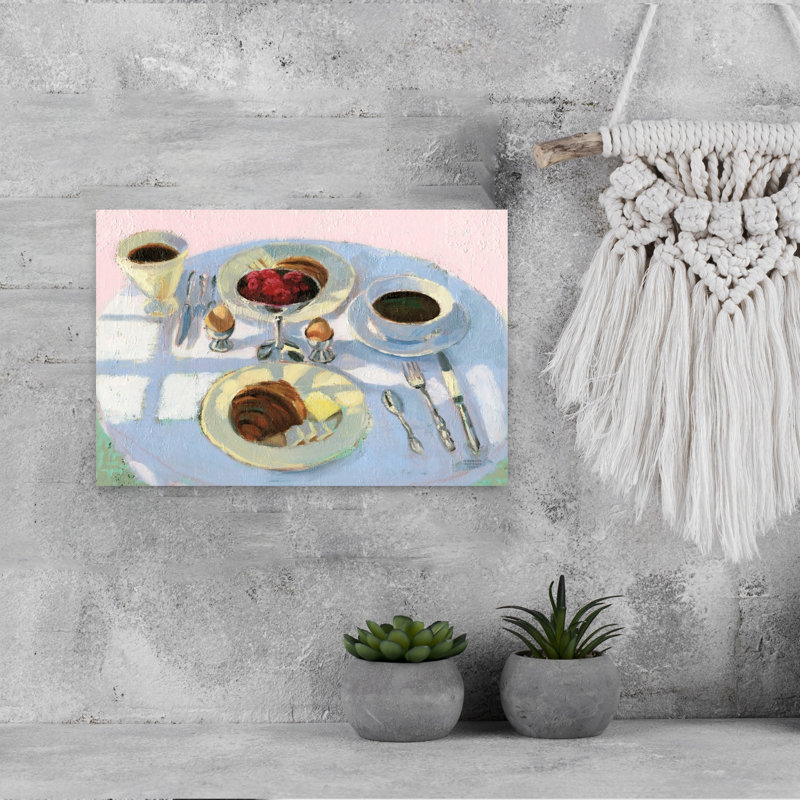 «Table I», impression murale contemporaine, H 12 po x l 18 po