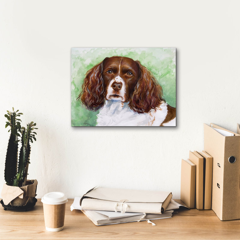 "Epic Graffiti" Must Love Dogs Springer Spaniel "par Lindsay Kivi, art mural sur toile