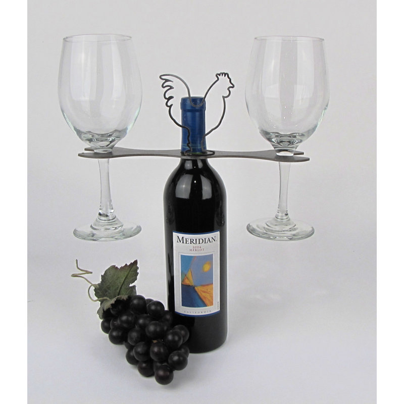 Porte-verre à vin Rooster