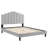 Elise Performance Velvet Platform Bed-2061665730-2061665753