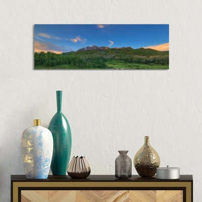 Green Serenity by Bill Sherrell - No Frame Panoramic Gallery-Wrapped Canvas Giclée on Canvas